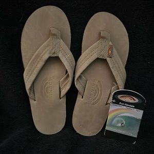 Rainbow Sandals Women's Single Layer Premier Leather Sandal- Sierra Brown